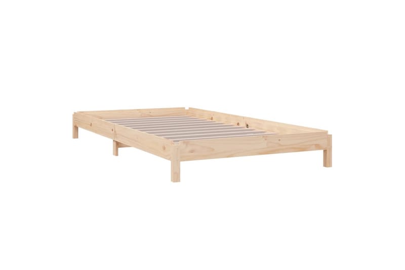 beBasic Stableseng 80x200 cm heltre furu - Brun - Sengeramme & sengestamme