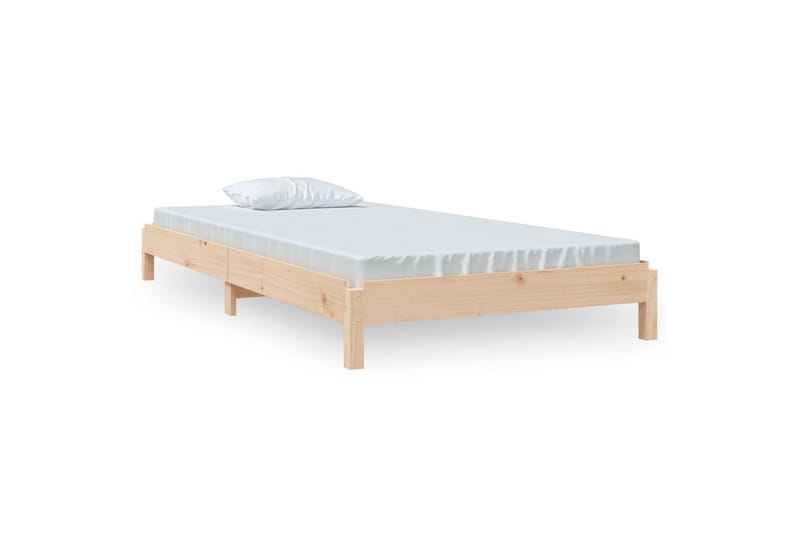 beBasic Stableseng 90x190 cm heltre furu - Brun - Sengeramme & sengestamme