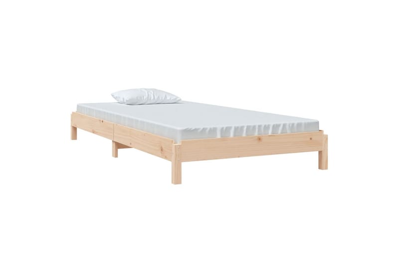 beBasic Stableseng 90x190 cm heltre furu - Brun - Sengeramme & sengestamme