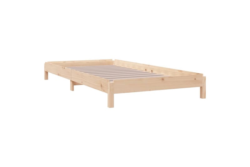 beBasic Stableseng 90x190 cm heltre furu - Brun - Sengeramme & sengestamme