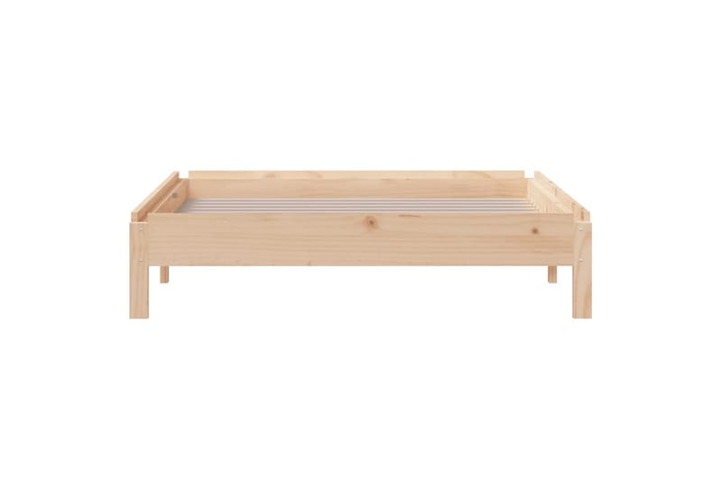 beBasic Stableseng 90x190 cm heltre furu - Brun - Sengeramme & sengestamme