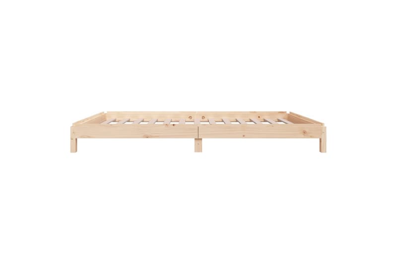 beBasic Stableseng 90x190 cm heltre furu - Brun - Sengeramme & sengestamme