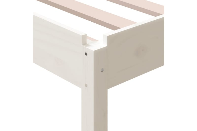 beBasic Stableseng hvit 90x200 cm heltre furu - Hvit - Møbler - Senger - Sengeramme & sengestamme