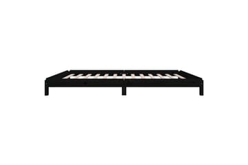 beBasic Stableseng svart 80x200 cm heltre furu - Svart - Møbler - Senger - Sengeramme & sengestamme