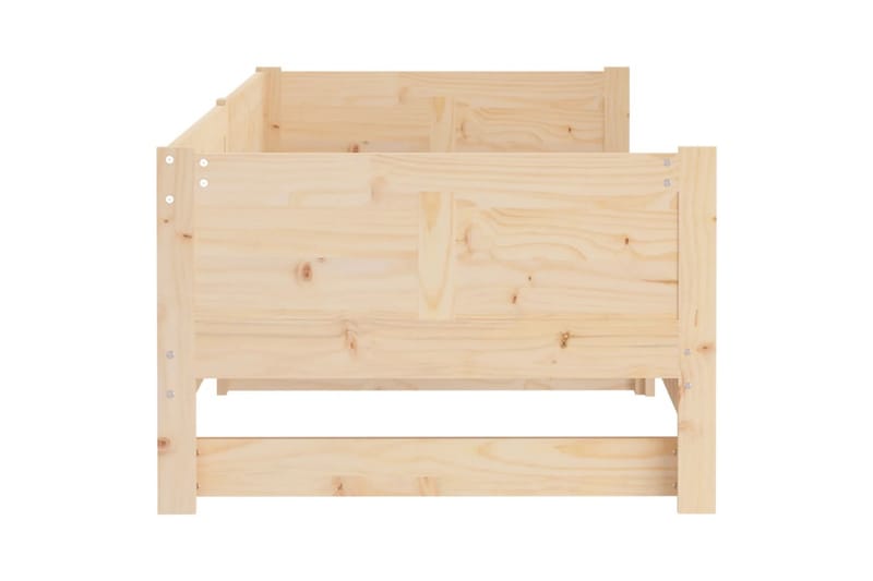 beBasic Uttrekkbar dagseng heltre furu 2x(90x190) cm - Brun - Møbler - Sofaer - Dagsenger