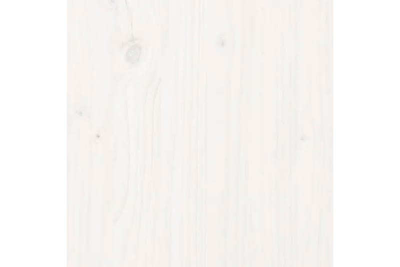 beBasic Uttrekkbar dagseng hvit heltre furu 2x(80x200) cm - Hvit - Møbler - Senger - Sengeramme & sengestamme