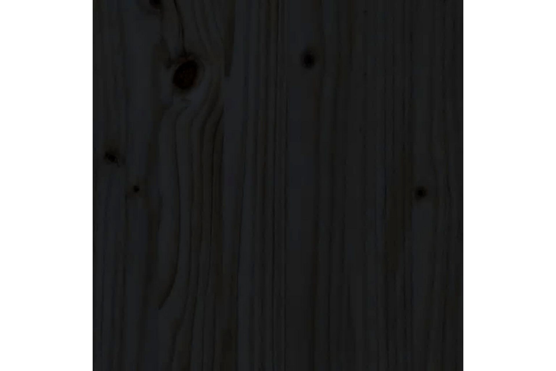 beBasic Uttrekkbar dagseng svart 2x(80x200) cm heltre furu - Svart - Møbler - Senger - Sengeramme & sengestamme