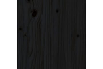 beBasic Uttrekkbar dagseng svart heltre furu 2x(80x200) cm - Svart - Møbler - Senger - Sengeramme & sengestamme