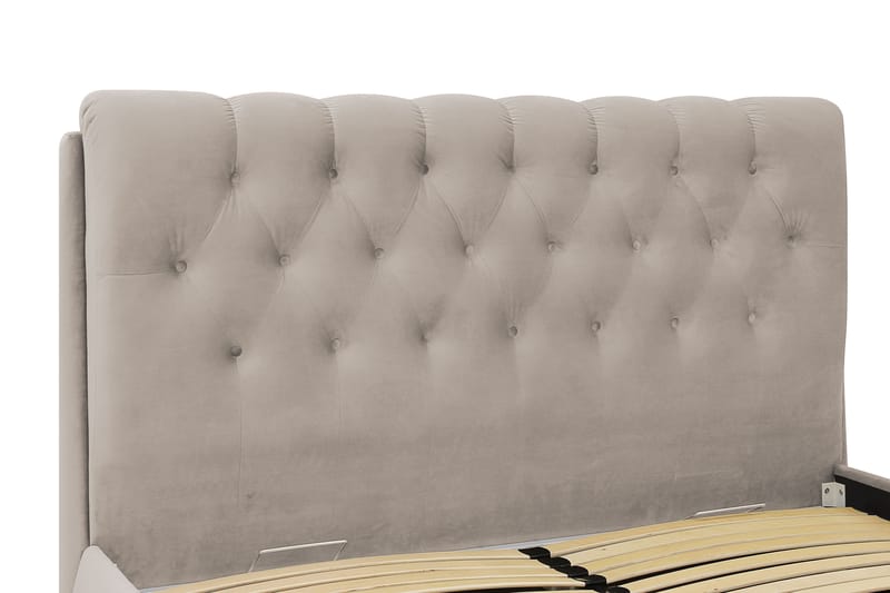 Bedford Sengpakke med Oppbevaring 160x200 cm - Beige - Møbler - Senger - Komplett sengepakke