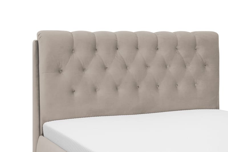 Bedford Sengpakke med Oppbevaring 160x200 cm - Beige - Møbler - Senger - Komplett sengepakke