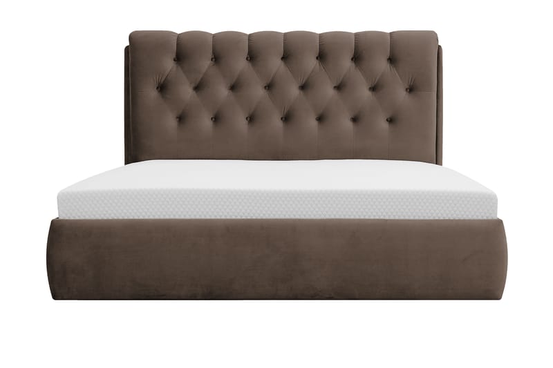 Bedford Sengpakke med Oppbevaring 160x200 cm - Brun - Møbler - Senger - Komplett sengepakke