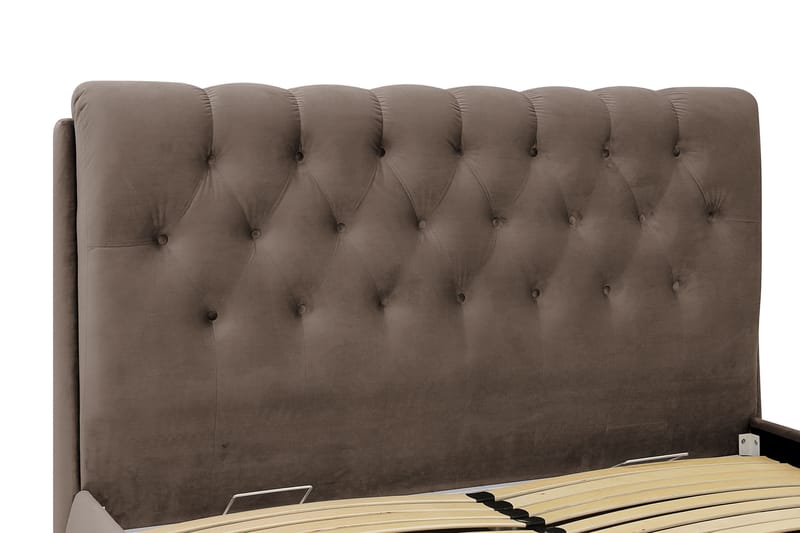Bedford Sengpakke med Oppbevaring 160x200 cm - Brun - Møbler - Senger - Komplett sengepakke