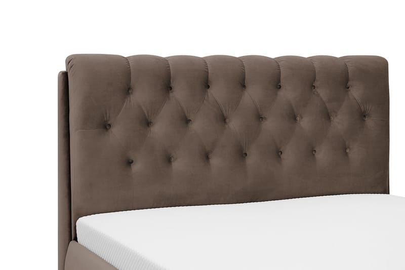 Bedford Sengpakke med Oppbevaring 160x200 cm - Brun - Møbler - Senger - Komplett sengepakke