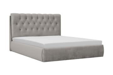 Bedford Sengpakke med Oppbevaring 160x200 cm - Grå - Møbler - Senger - Komplett sengepakke