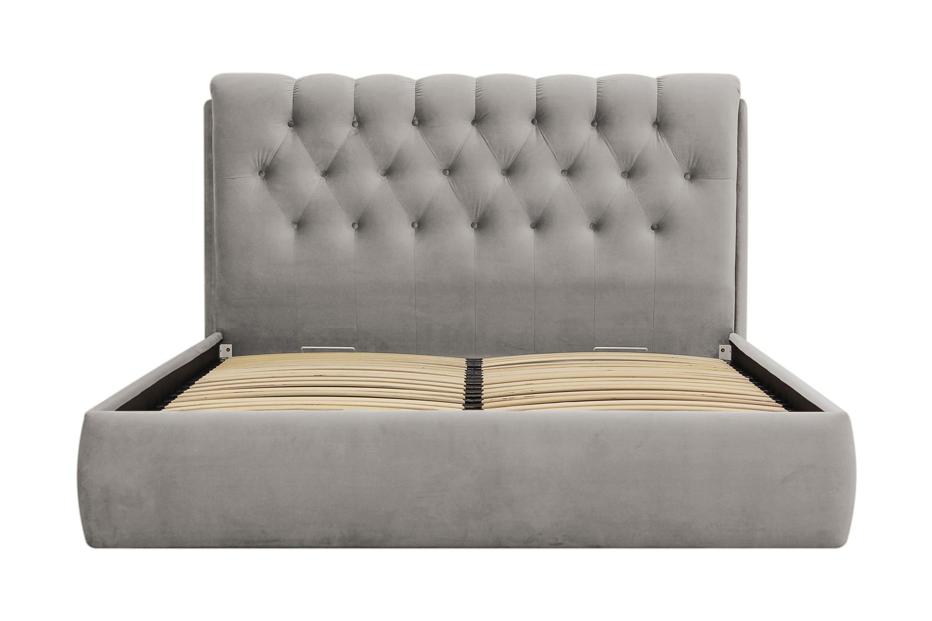 Bedford Sengpakke med Oppbevaring 160x200 cm - Grå - Møbler - Senger - Komplett sengepakke