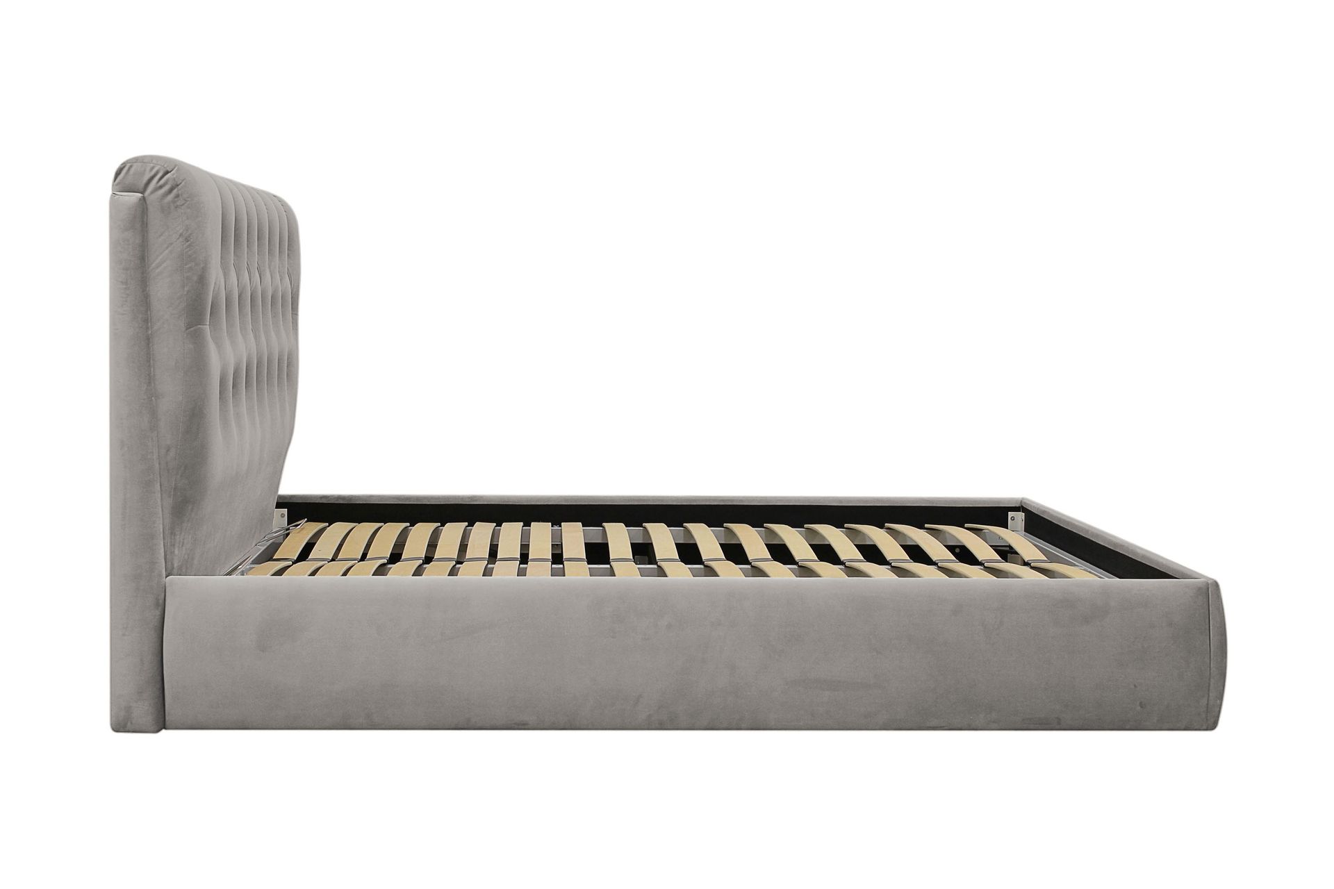 Bedford Sengpakke med Oppbevaring 160x200 cm - Grå - Møbler - Senger - Komplett sengepakke