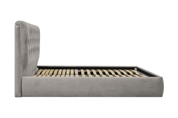 Bedford Sengpakke med Oppbevaring 160x200 cm - Grå - Møbler - Senger - Komplett sengepakke