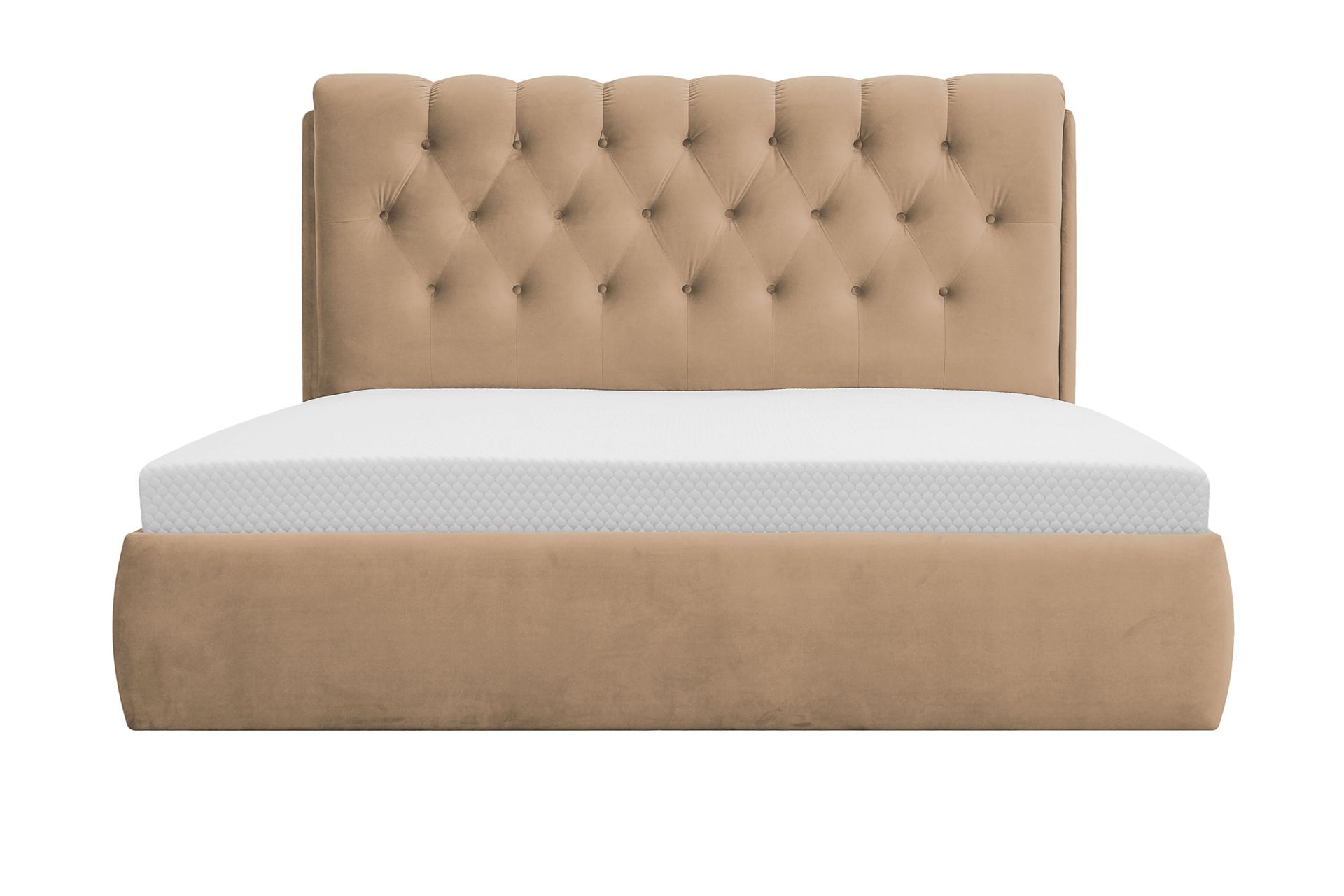 Bedford Sengpakke med Oppbevaring 160x200 cm - Lyse brun - Møbler - Senger - Komplett sengepakke