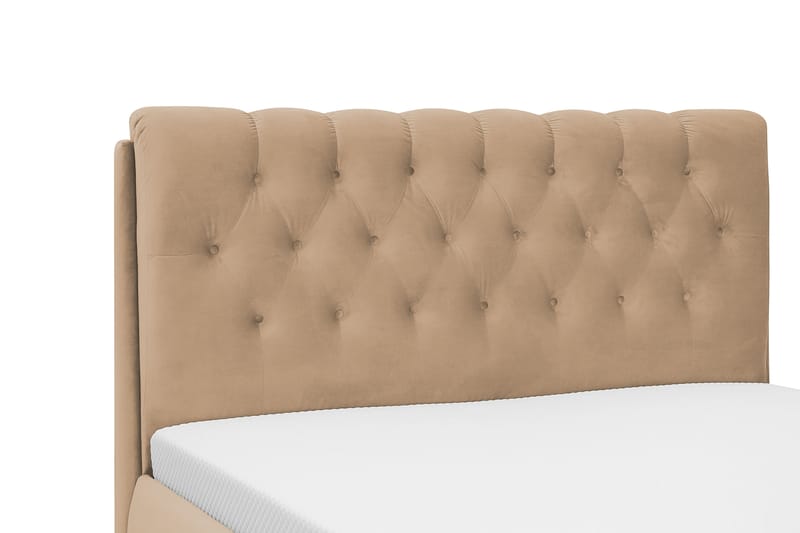 Bedford Sengpakke med Oppbevaring 160x200 cm - Lyse brun - Møbler - Senger - Komplett sengepakke