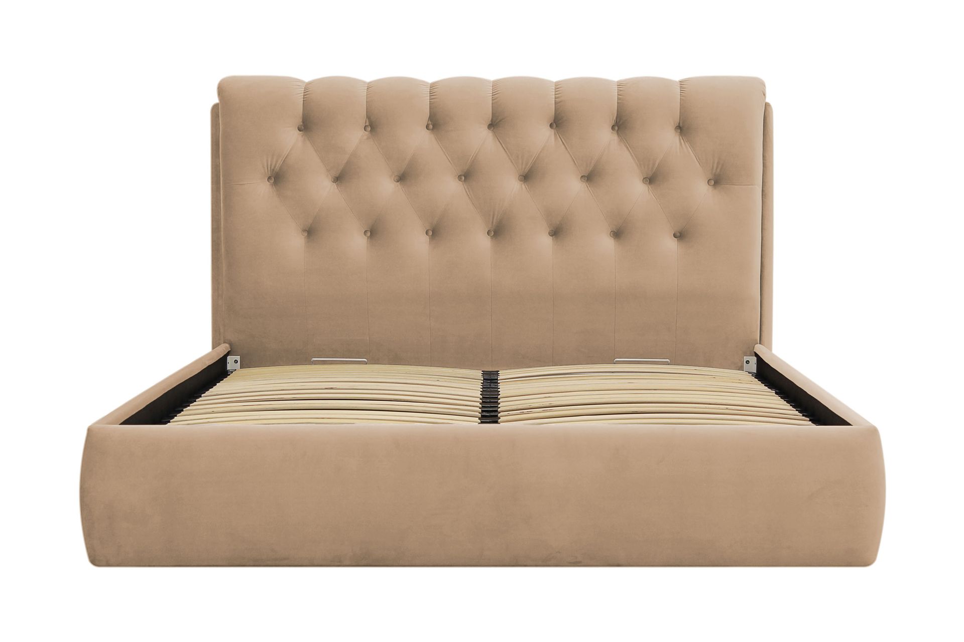 Bedford Sengpakke med Oppbevaring 160x200 cm - Lyse brun - Møbler - Senger - Komplett sengepakke