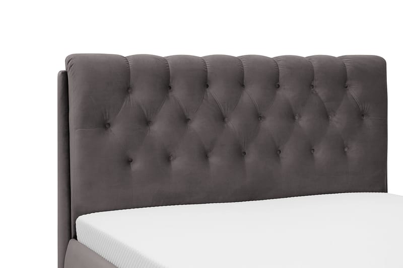 Bedford Sengpakke med Oppbevaring 160x200 cm - Mørkegrå - Møbler - Senger - Komplett sengepakke