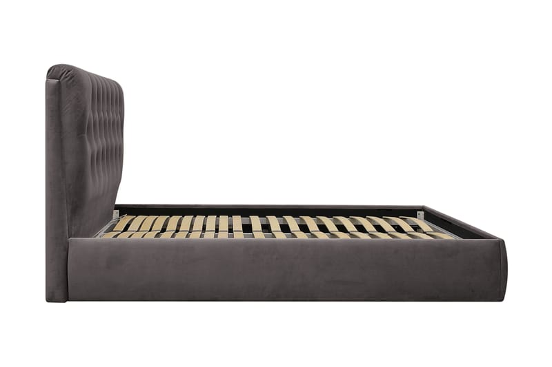 Bedford Sengpakke med Oppbevaring 160x200 cm - Mørkegrå - Møbler - Senger - Komplett sengepakke