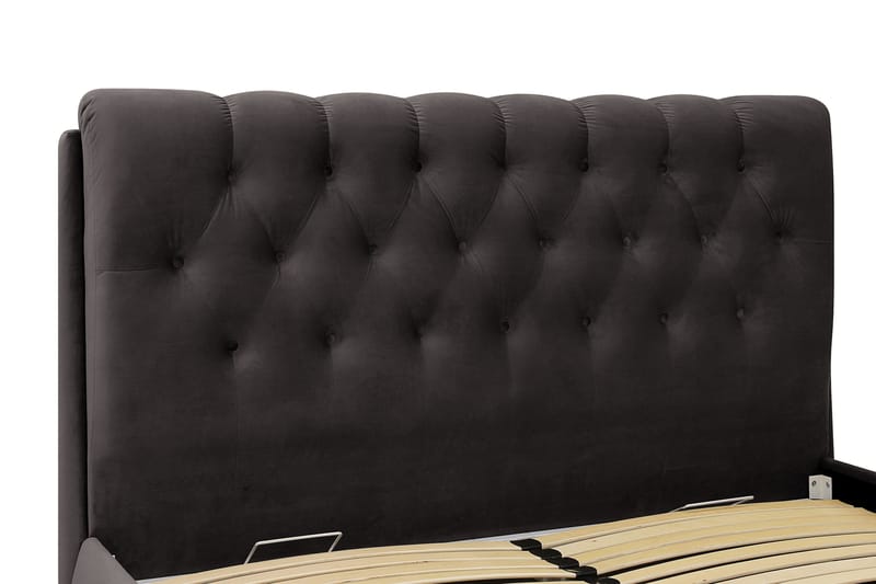 Bedford Sengpakke med Oppbevaring 160x200 cm - Svart - Møbler - Senger - Komplett sengepakke