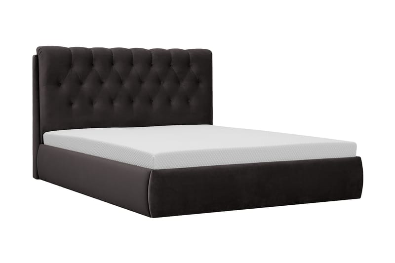 Bedford Sengpakke med Oppbevaring 160x200 cm - Svart - Møbler - Senger - Komplett sengepakke