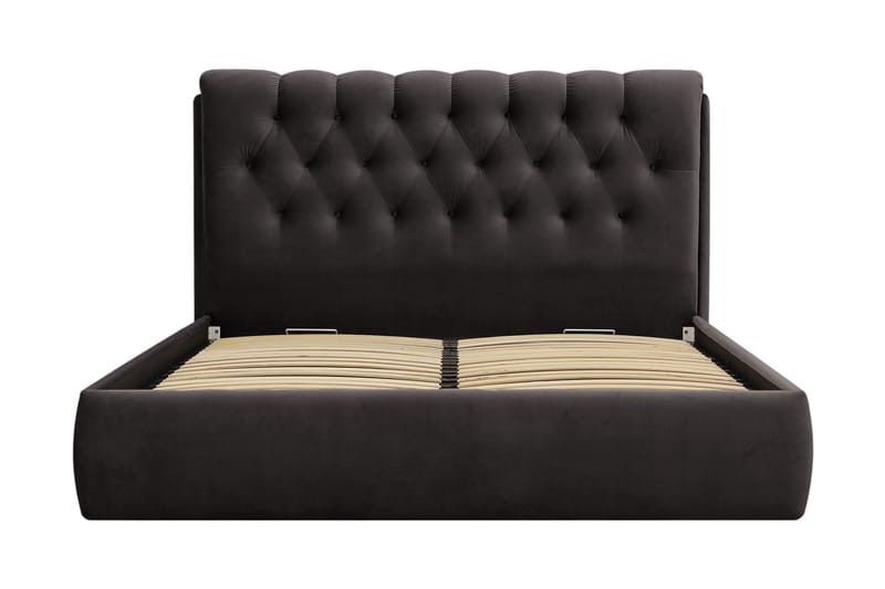 Bedford Sengpakke med Oppbevaring 160x200 cm - Svart - Møbler - Senger - Komplett sengepakke