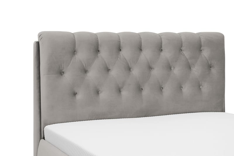 Bedford Sengpakke med Oppbevaring 180x200 cm - Grå - Møbler - Senger - Komplett sengepakke