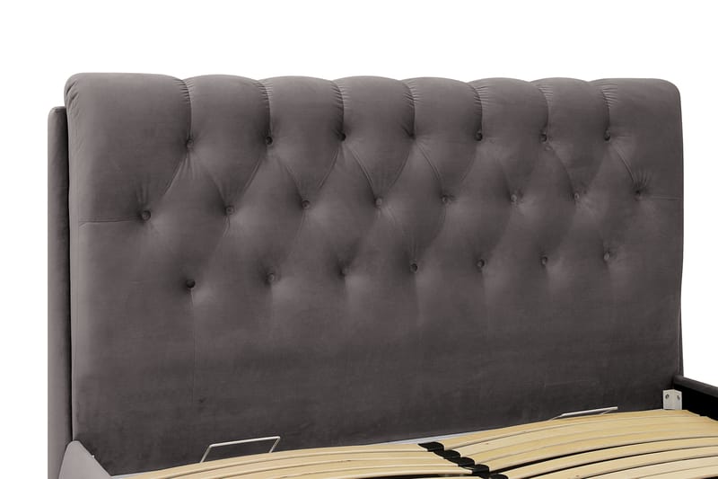 Bedford Sengpakke med Oppbevaring 180x200 cm - Mørkegrå - Møbler - Senger - Komplett sengepakke