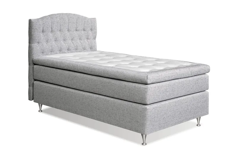 Belda Sengepakke 120x200 Fast - Lysegrå - Møbler - Senger - Komplett sengepakke