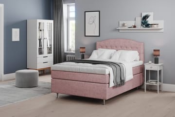 Belda Sengepakke 120x200 Fast - Rosa - Møbler - Senger - Komplett sengepakke