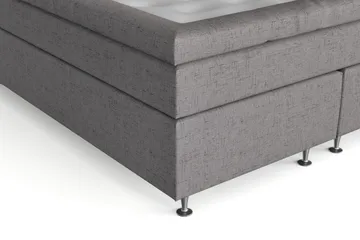 Belda Sengepakke 160x200 Fast - Grå - Møbler - Senger - Komplett sengepakke