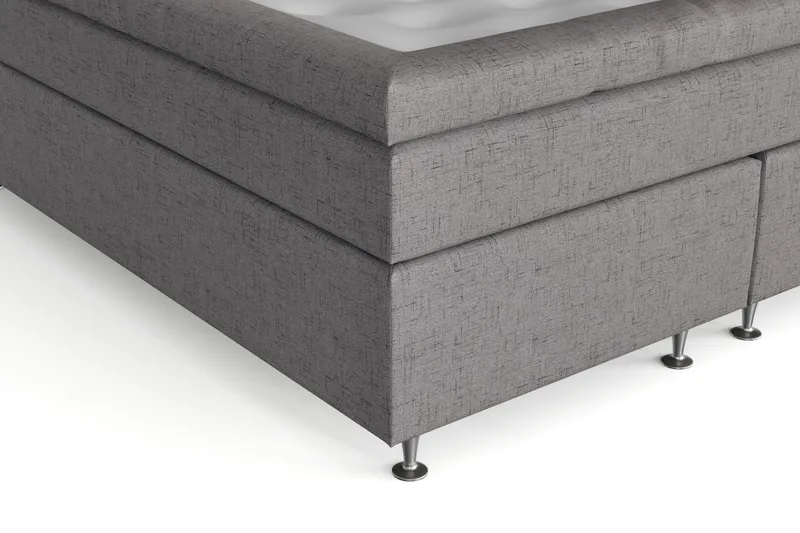 Belda Sengepakke 160x200 Fast - Grå - Møbler - Senger - Komplett sengepakke