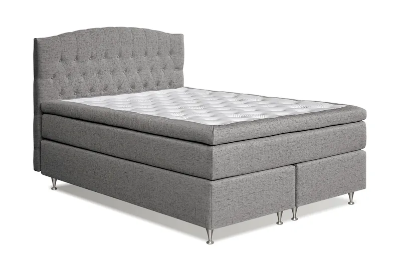 Belda Sengepakke 160x200 Fast - Grå - Møbler - Senger - Komplett sengepakke