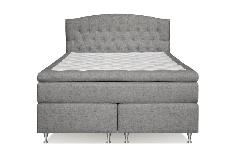 Belda Sengepakke 160x200 Fast - Grå - Møbler - Senger - Komplett sengepakke
