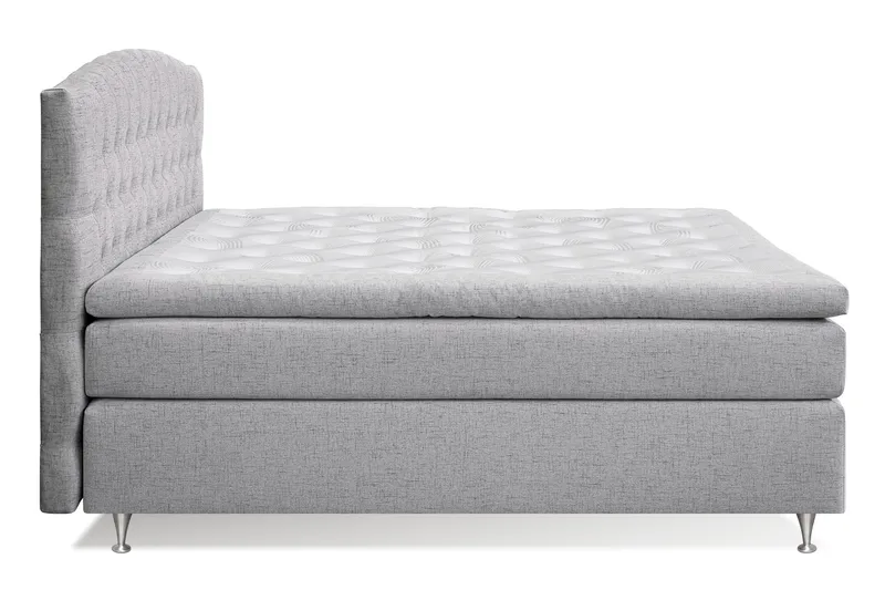 Belda Sengepakke 160x200 Fast - Lysegrå - Møbler - Senger - Komplett sengepakke