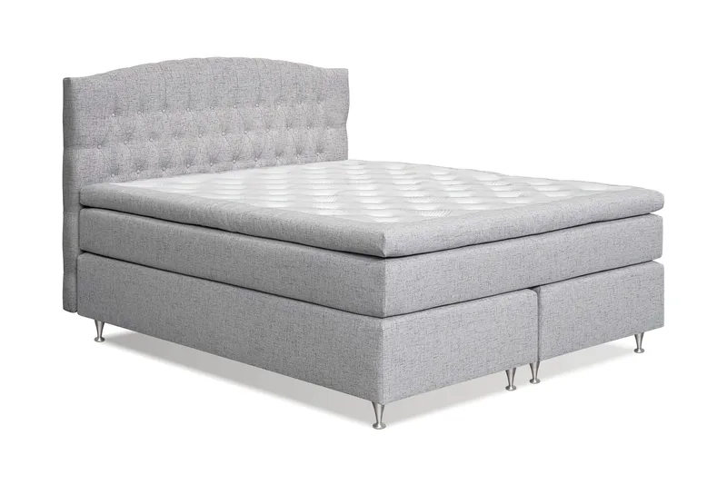 Belda Sengepakke 180x200 Fast - Lysegrå - Møbler - Senger - Komplett sengepakke