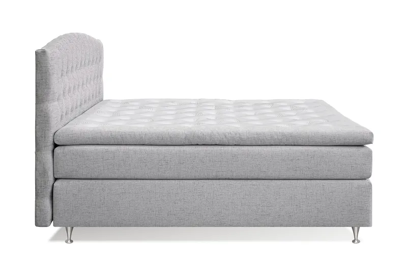 Belda Sengepakke 180x200 Fast - Lysegrå - Møbler - Senger - Komplett sengepakke