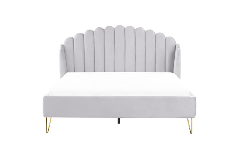 Benicio Sengramme 180x200 cm - Grå/Gull - Møbler - Senger - Sengeramme & sengestamme