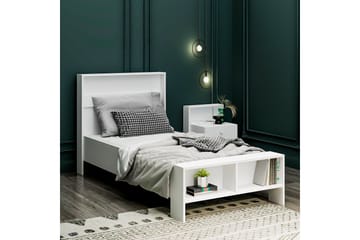 Berdez Sengeramme 99x215 cm - Hvit - Møbler - Senger - Sengeramme & sengestamme