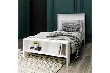 Berdez Sengeramme 99x215 cm - Hvit - Møbler - Senger - Sengeramme & sengestamme