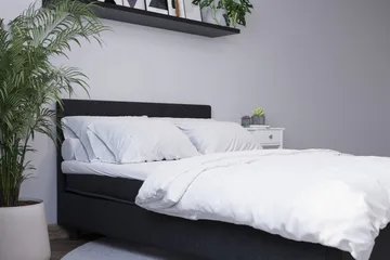 Billingen Komplett Sengepakke 180x200 cm - Svart - Møbler - Senger - Kontinentalsenger