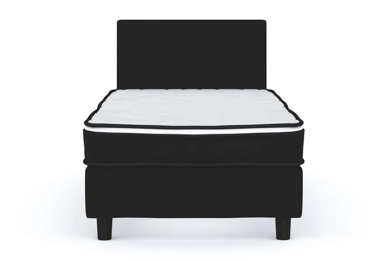 Billingen Komplett Sengepakke 90x200 cm - Svart - Møbler - Senger - Kontinentalsenger