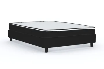 Billingen Kontinentalseng 120x200 cm i Stoff med Fasthetsgrad Medium - Svart - Møbler - Senger - Enkeltsenger