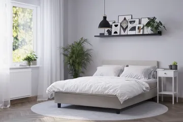 Billingen Kontinentalseng 160x200 cm - Beige - Møbler - Senger - Enkeltsenger