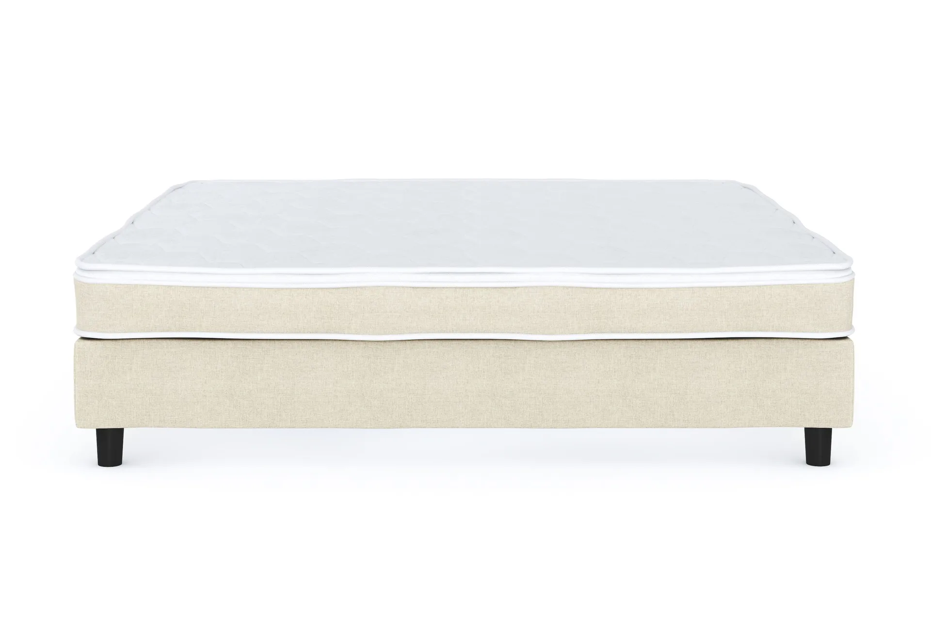 Billingen Kontinentalseng 160x200 cm i Stoff med Fasthetsgrad Medium - Beige