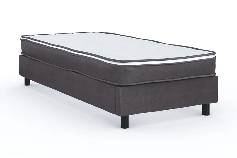 Billingen Kontinentalseng 90x200 cm - Grå - Møbler - Senger - Kontinentalsenger