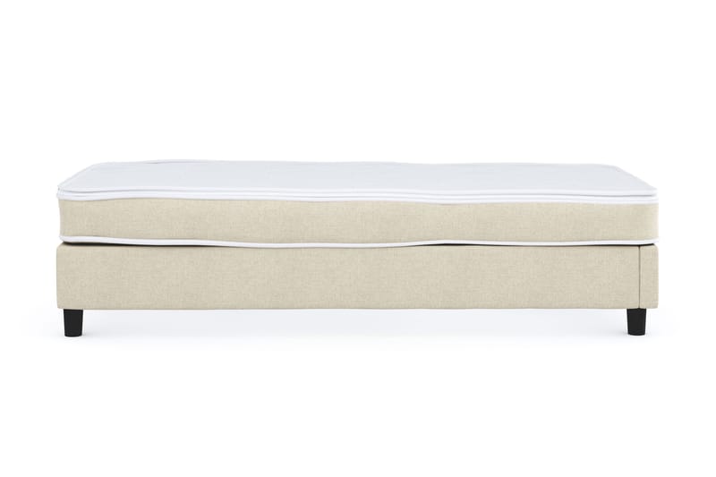 Billingen Kontinentalseng 90x200 cm i Stoff med Fasthetsgrad Medium - Beige - Møbler - Senger - Enkeltsenger